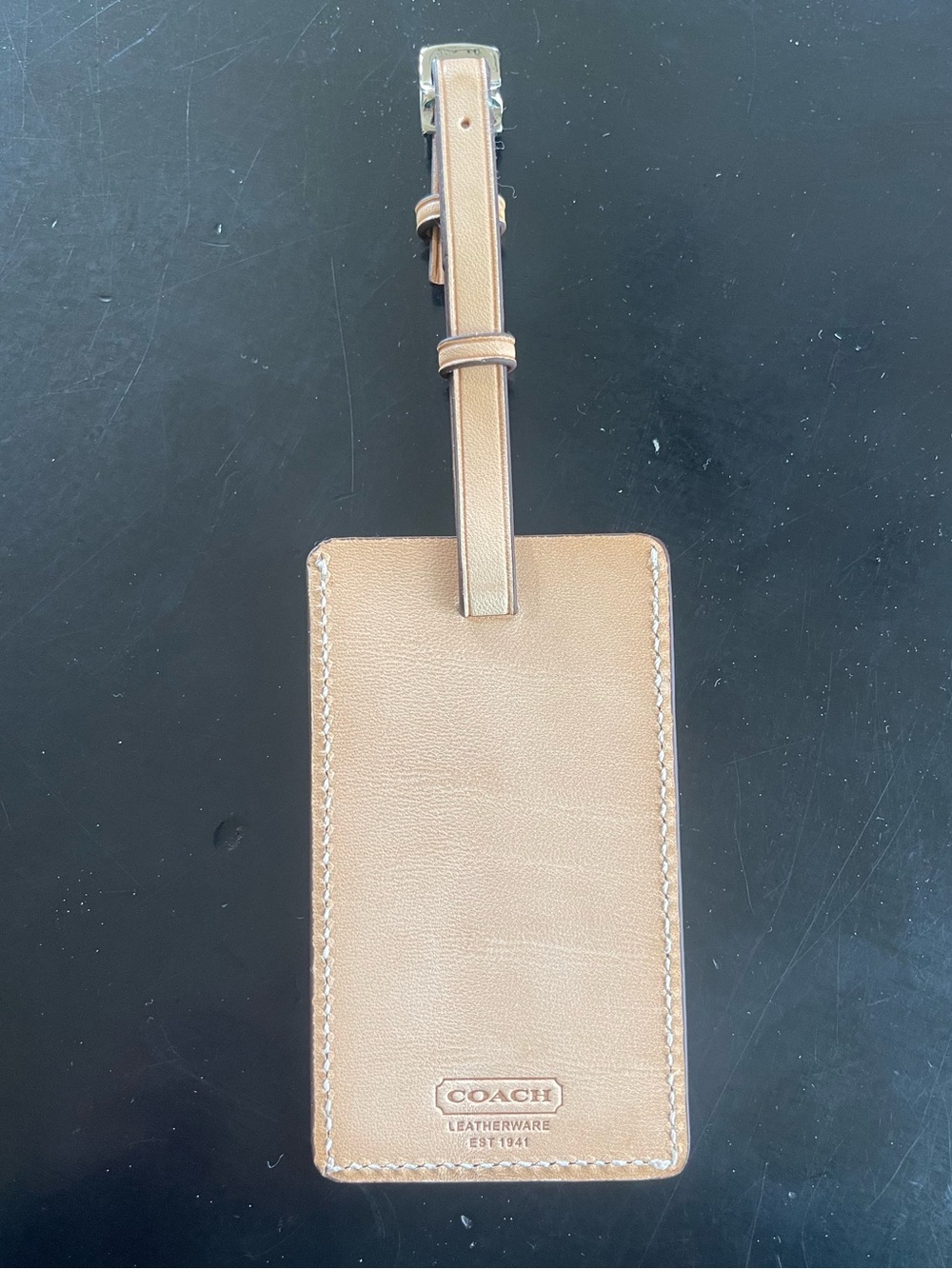 Coach Luggage Tag